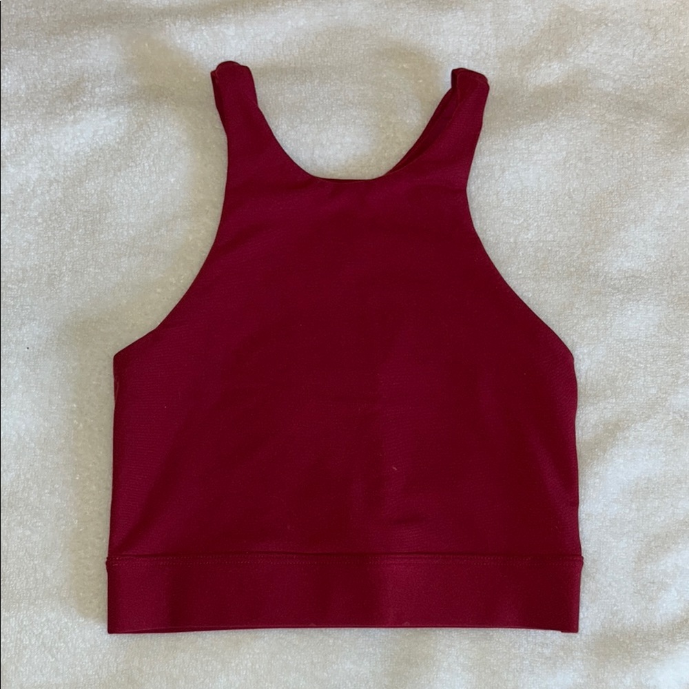 Lulu's Red Longline Sports Bra